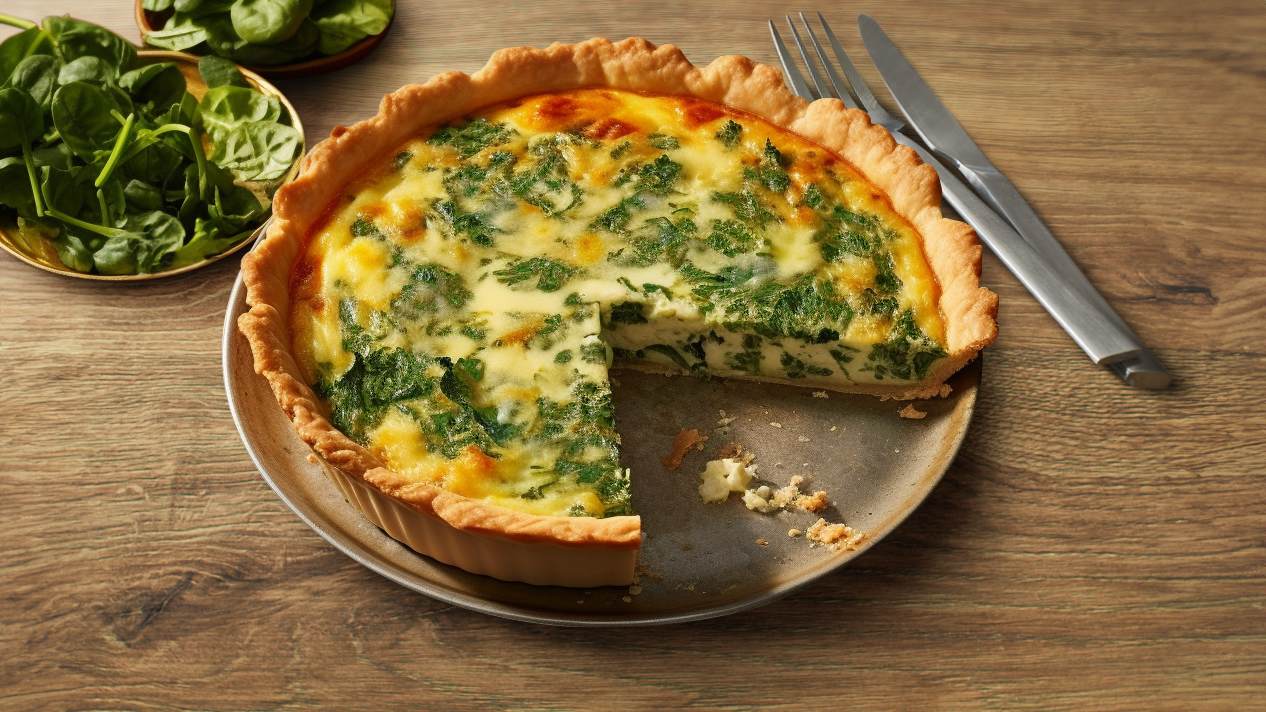 Quiche aux épinards hachés&nbsp;
