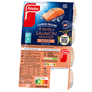 4 Pavés de Saumon Atlantique
