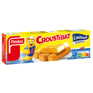 Croustibat Bâtonnets Cabillaud x18