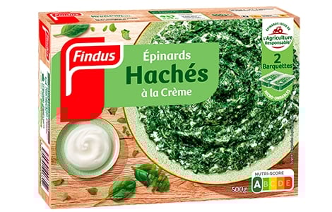 Épinards Haches Crème Boite