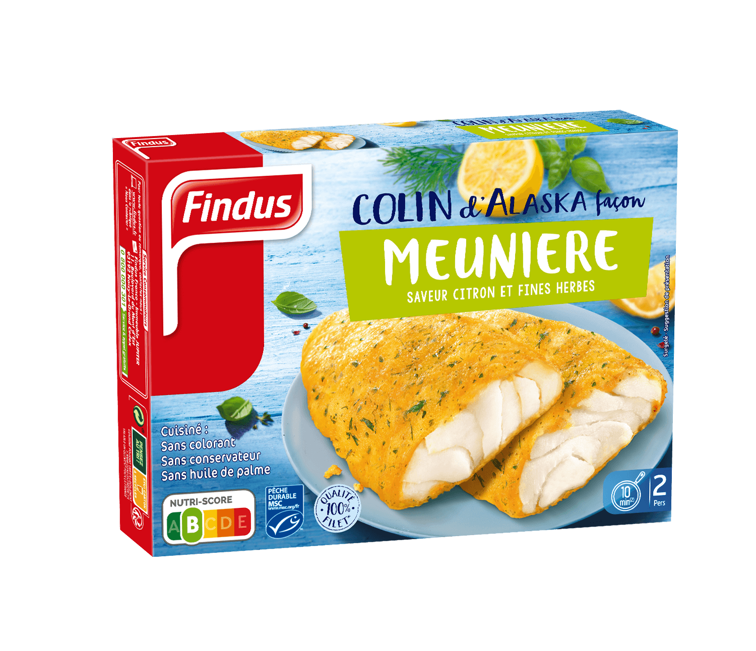 Fidnus Colin d'Alaska façon meunière saveur citron