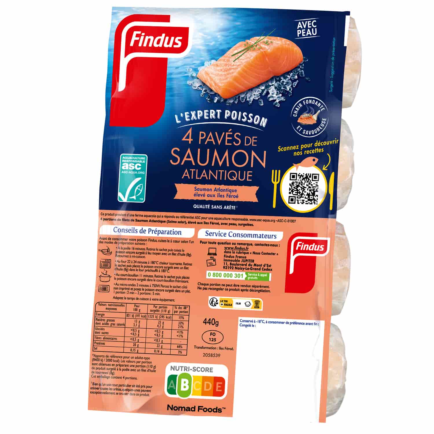 4 Pave Saumon Atlantique Poisson Nature Recette