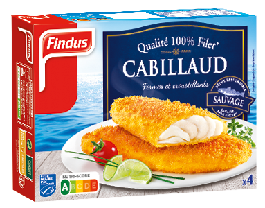 Filets panés x4 cabillaud