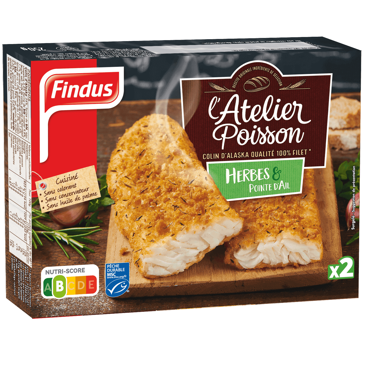 Atelier Poisson herbes et fines herbes Findus