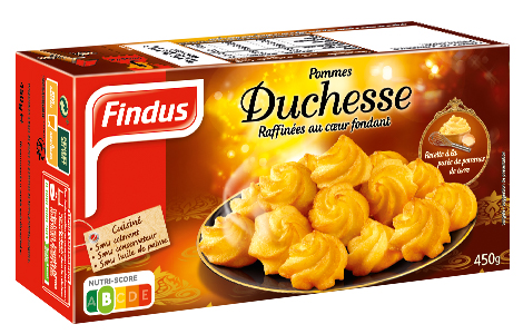 Paquet de pommes duchesses Findus
