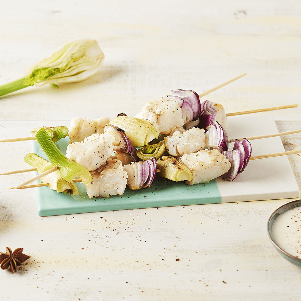 Brochette de cabillaud à l’anis étoilé