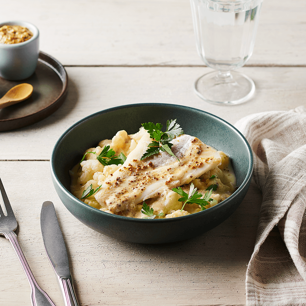 Filet de cabillaud sauce moutarde