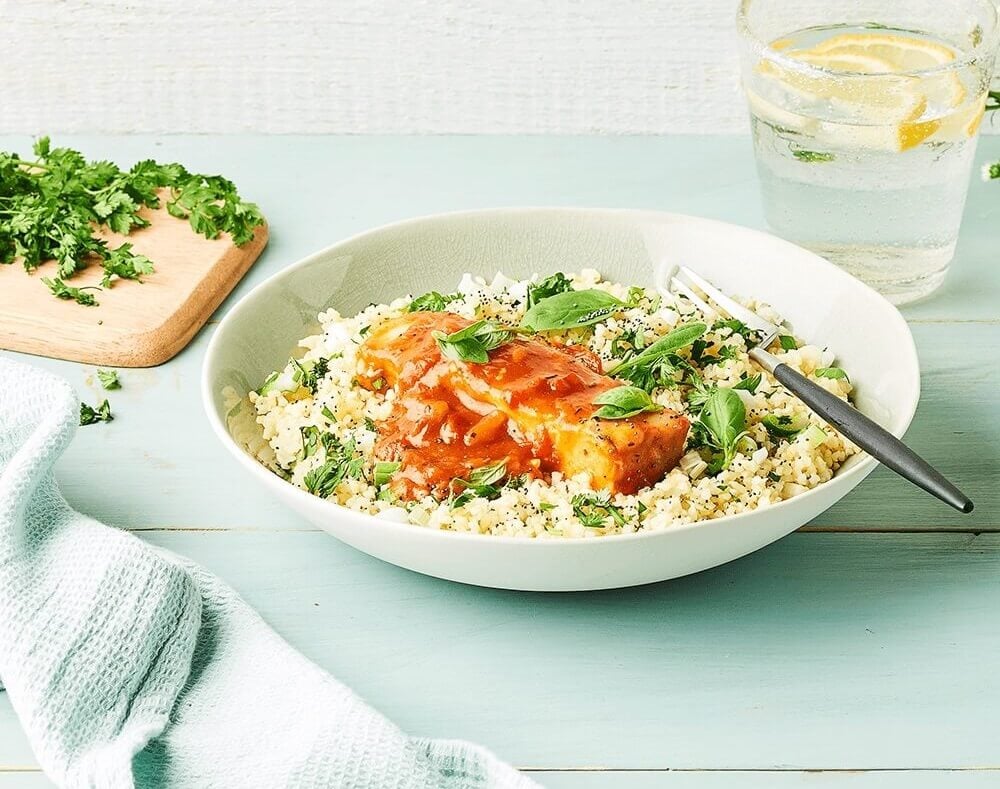 Colin d’Alaska sauce bio à la basquaise et boulghour 