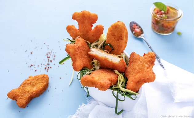 Petits trésors Croustibat, avec Spaghettis de courgettes