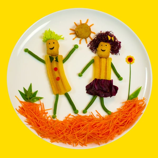 Recette pour enfants : Monsieur et Madame en churros de pommes de terre 