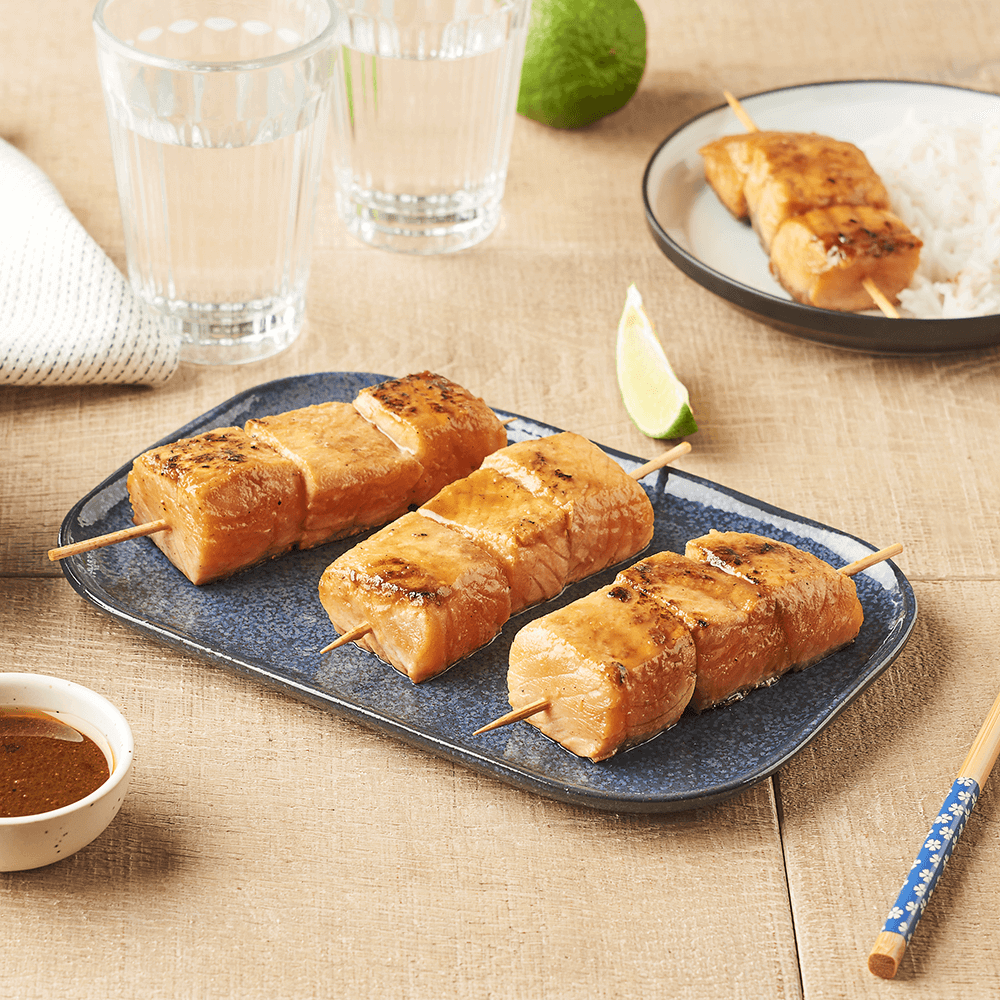 Yakitori de saumon