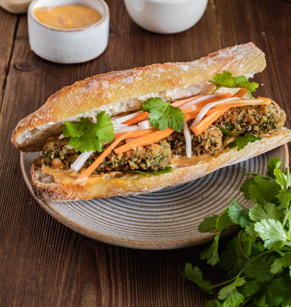 Banh-mi végétarien