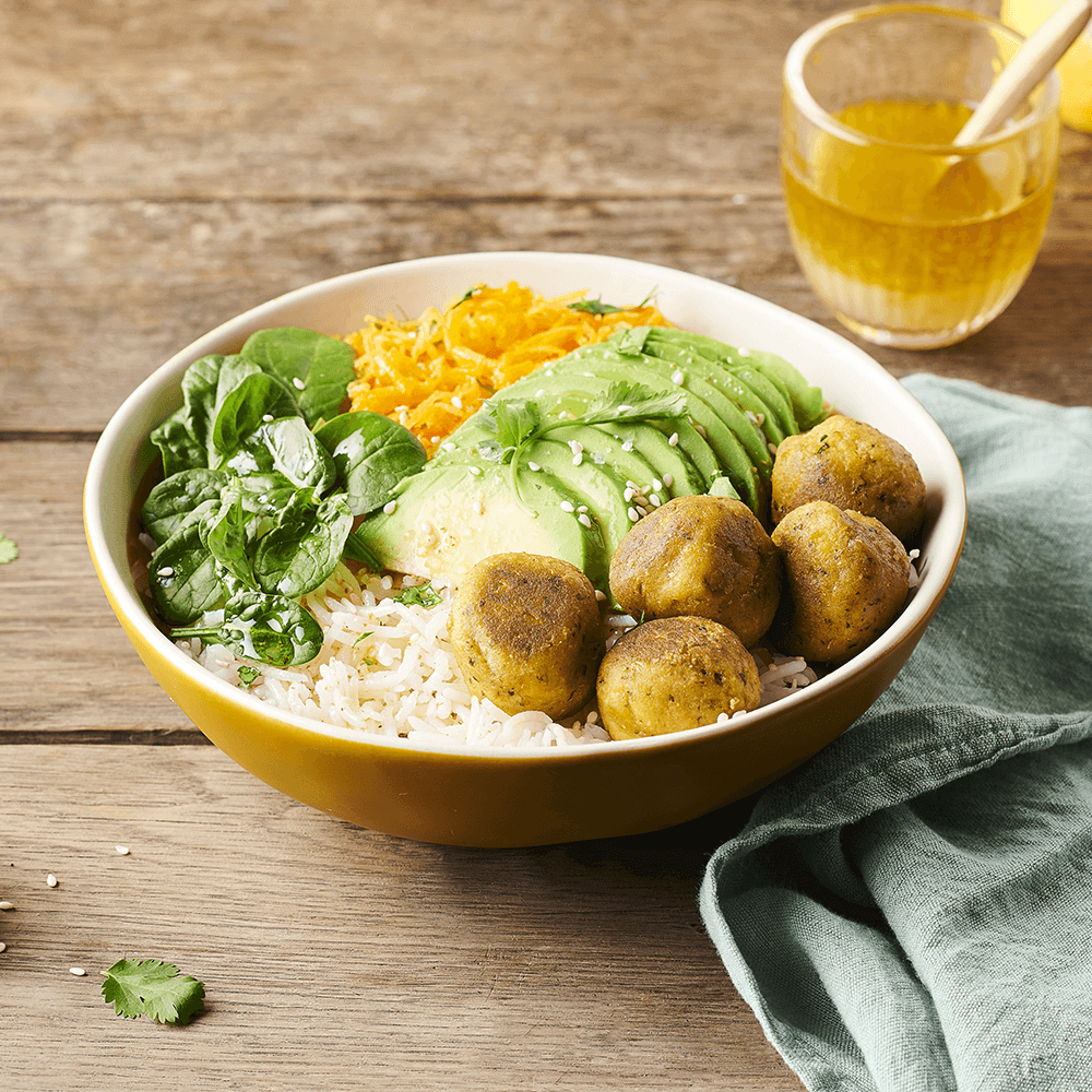 Buddha bowl végétarien aux falafels