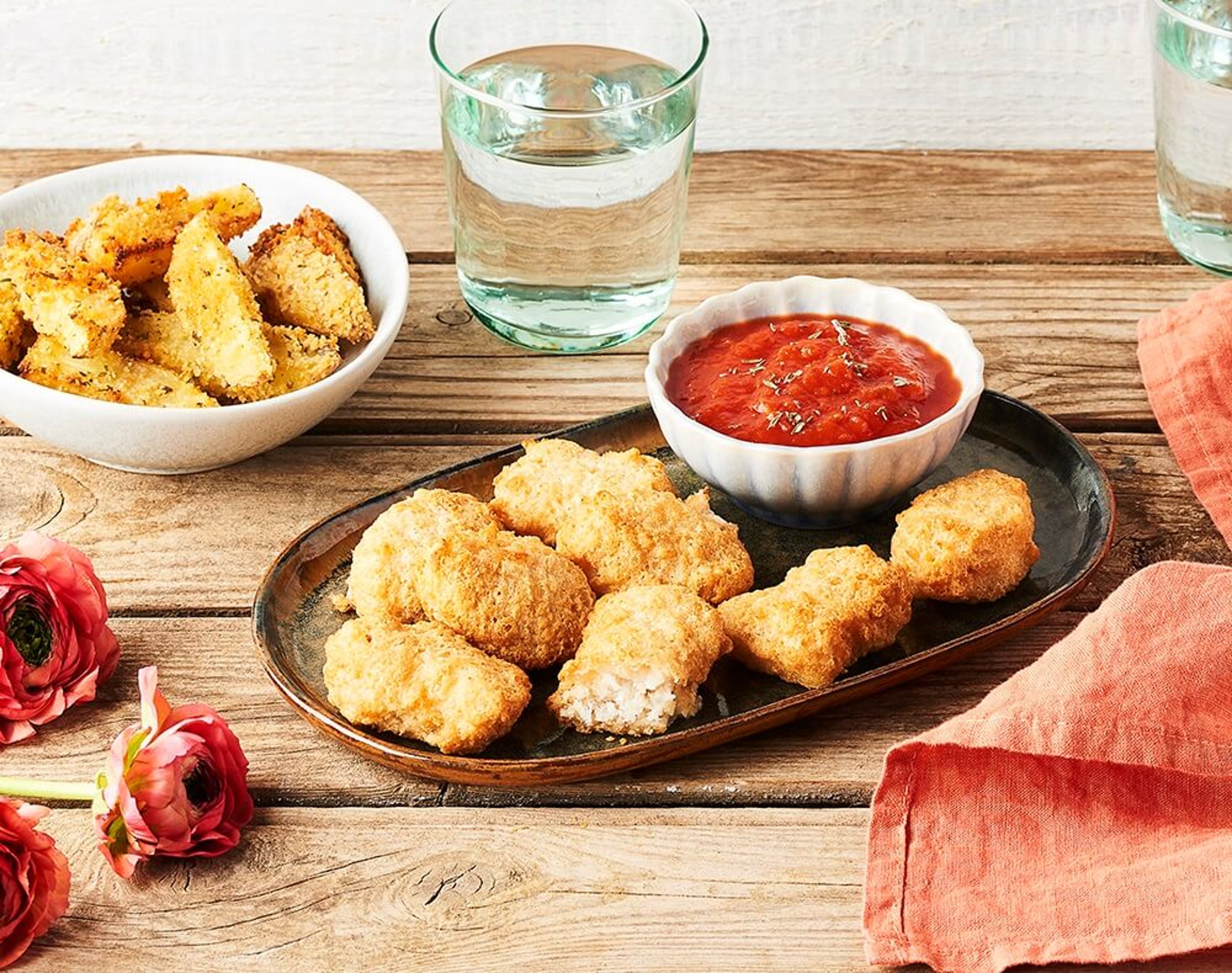 Nuggets de poisson faon Fish and Chips potatoes.jpg